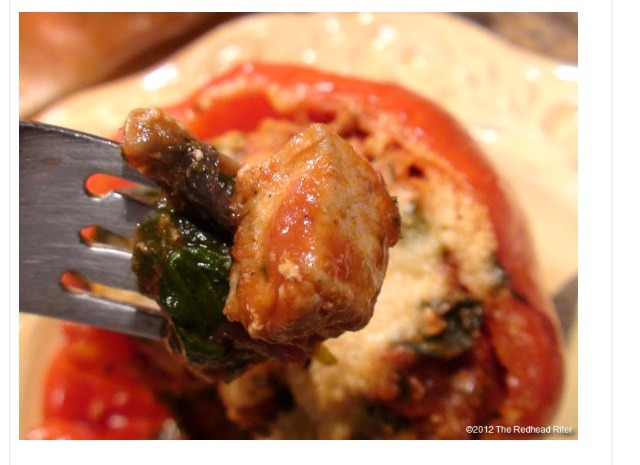 Baked Chicken Stuffed Peppers