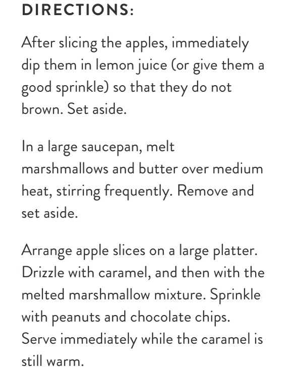 Apple nachos 
