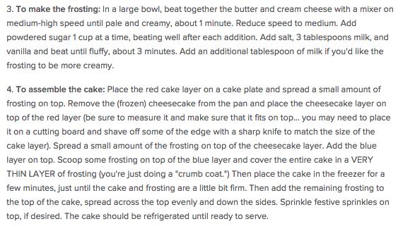 Red, White & Blue Cheesecake #tipIt Yum Summer!