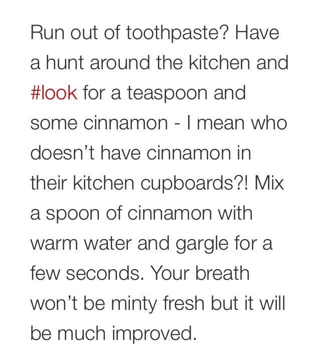 6. Cinnamon scrub
