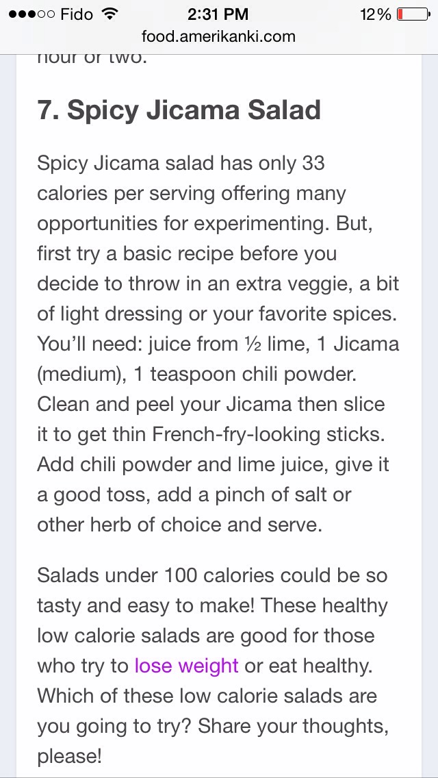 7 Under 100 Calories Salad Recipes
