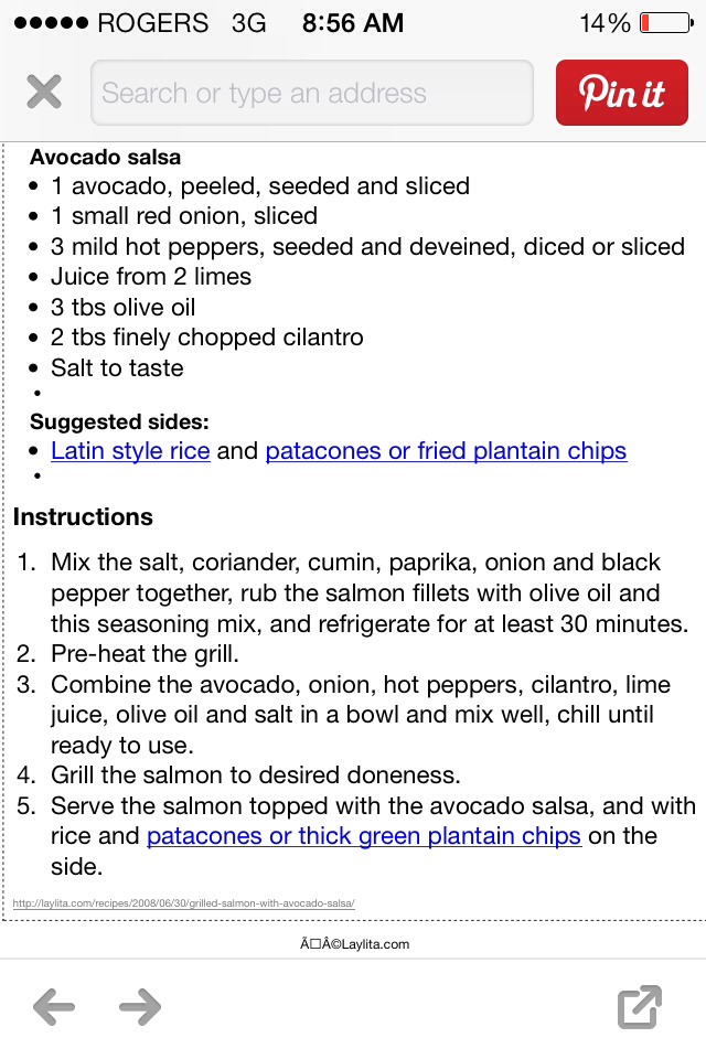 Avocado Lime Salmon
