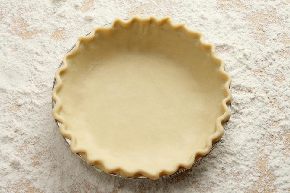 Make your pie dough way in advance and freeze it. It's one less thing you have to do around the big day. Or, you could just buy one already made. We won't tell.