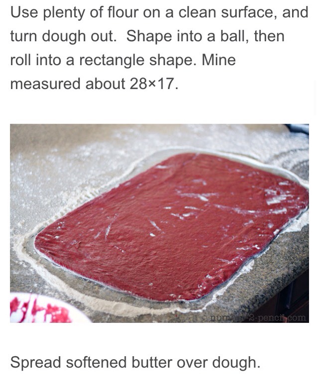 Red Velvet Cake Mix Cinnamon Rolls