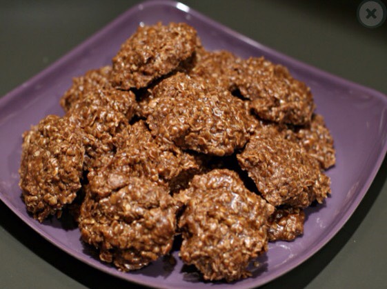 No Bake Chocolate Oatmeal Cookies