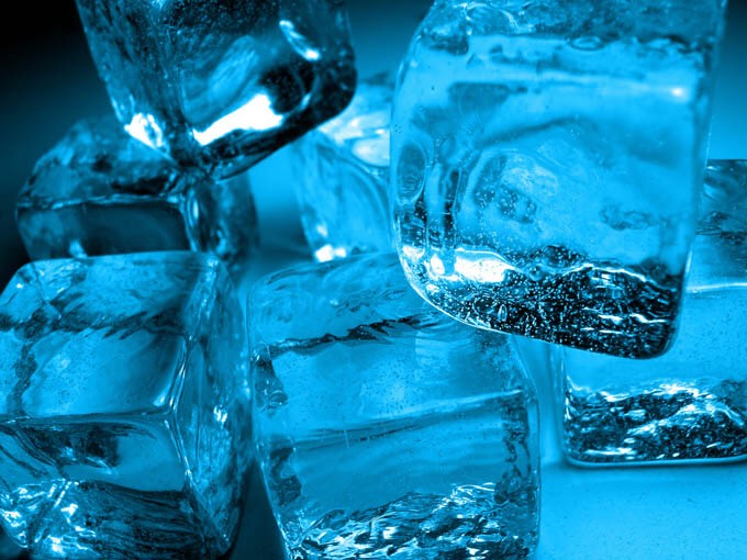 You'll need half a blender of ice.