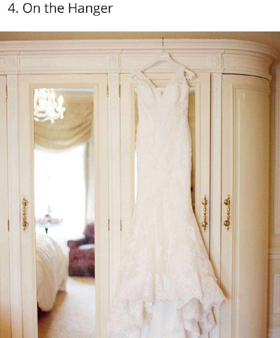 Pictures You Will Regret NOT taking Of Your Wedding Dress! 