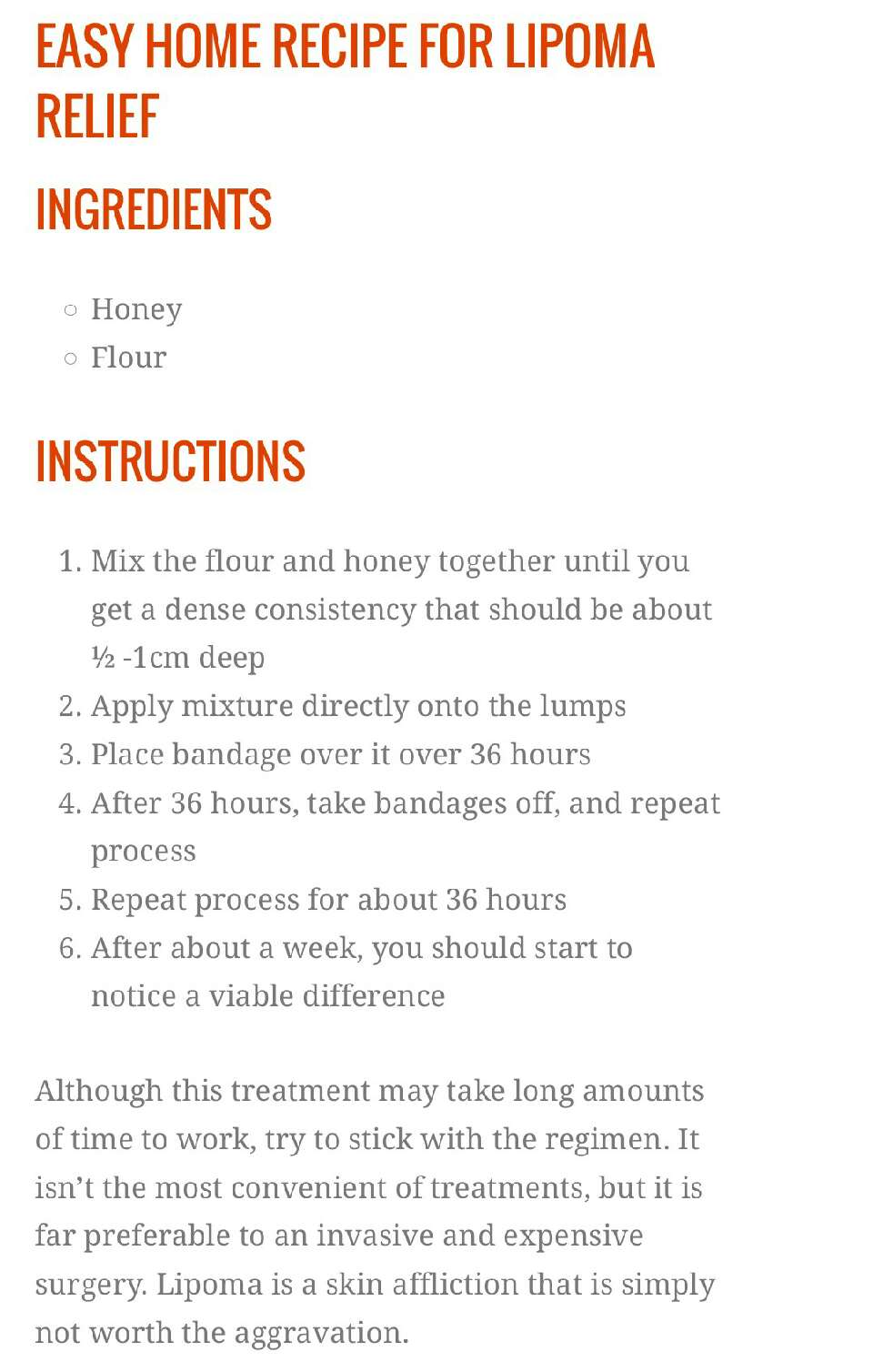 get rid of skin lipomas 