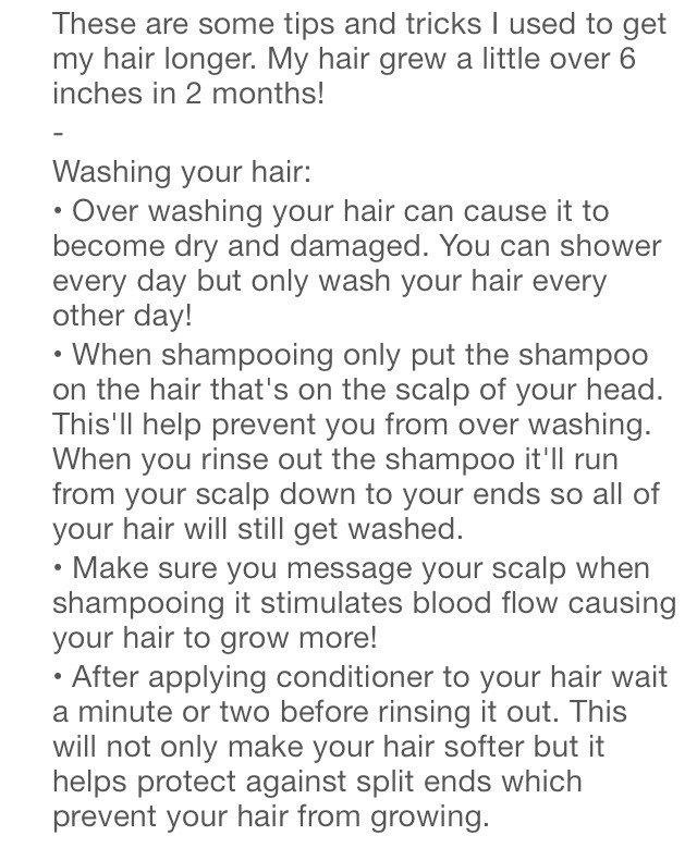 How To Get Long Hair Fast! 💕