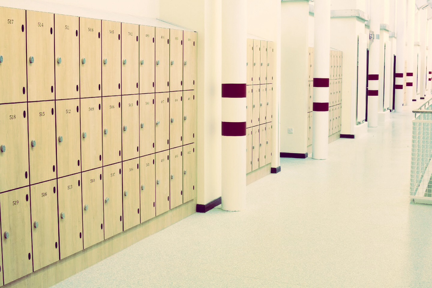 Find your locker and try to open it. If you aren't sure how to, don't be afraid to ask an older student. They will be happy to help you get through your first day of school:) Also, it helps to organize yourself and take a load off.