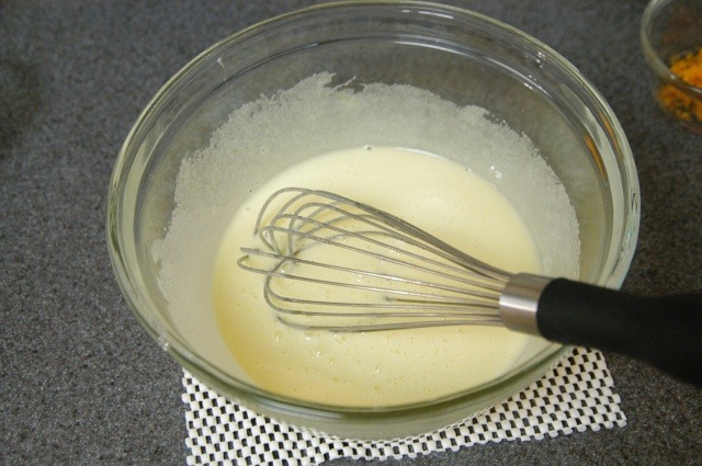 1) In a clean mixing bowl, whisk the egg white and lemon juice, until the mixture becomes frothy. Add the honey and stir well.