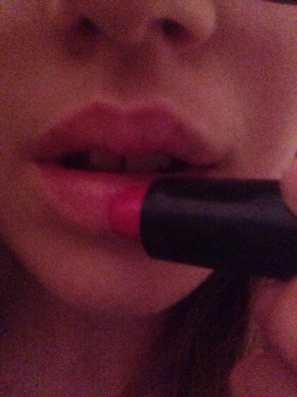 Apply the lipstick as normal 