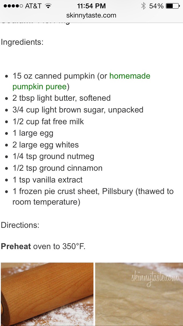 Skinny Pumpkin Pie