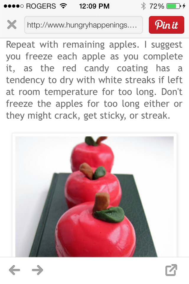 Inside Out Chocolate Caramel Apples. Great For Teachers!