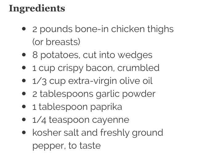 🌀 BACON CHICKEN POTATO CASSEROLE 🌀