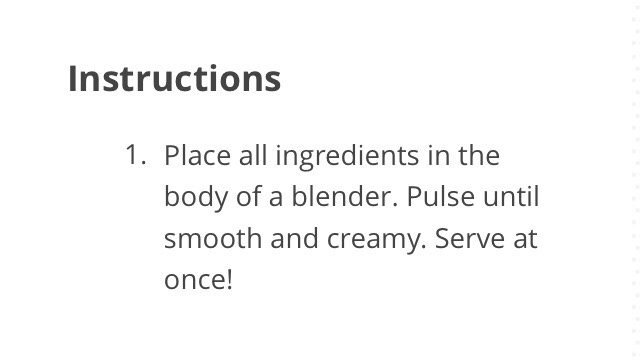 " Banana Cream Pie Smoothie"