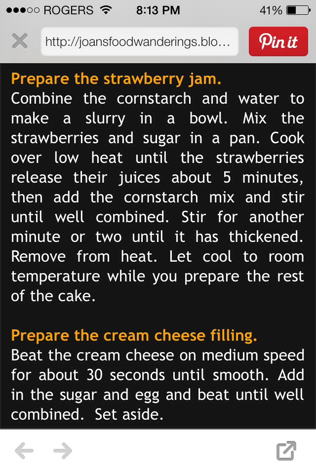 Strawberry Cream Cheese Coffee Cake