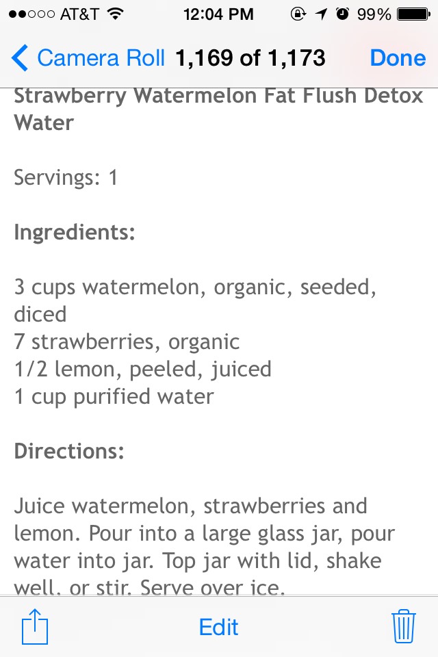 ✨✨✨Strawberry Watermelon Fat Flush Detox Water✨✨✨🍓🍉🍓💦