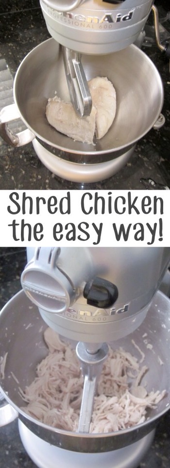 The easy way to shred chicken 