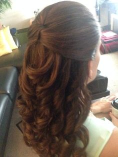 Cute Hairstyles For Long Hair Or For Prom Or Any Special Occasion.