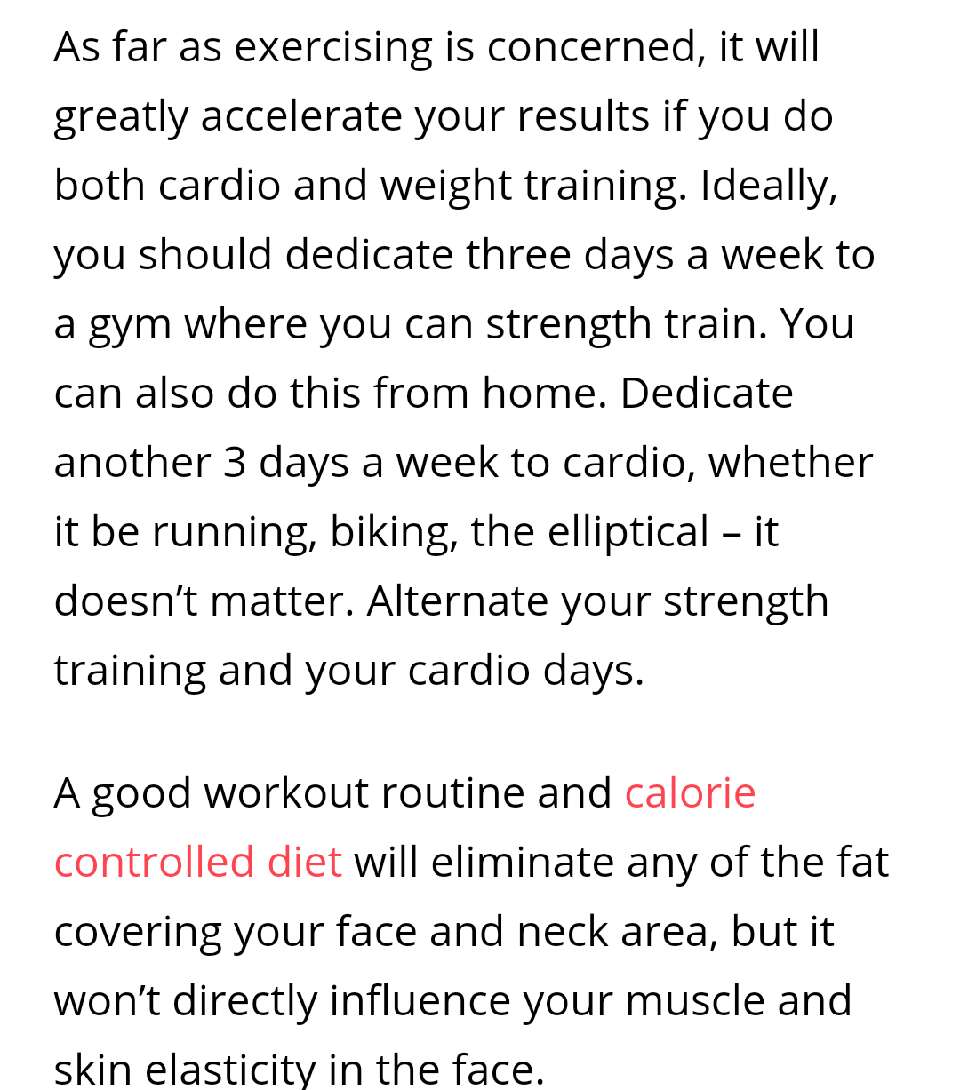 How To Lose Weight In Your Face!