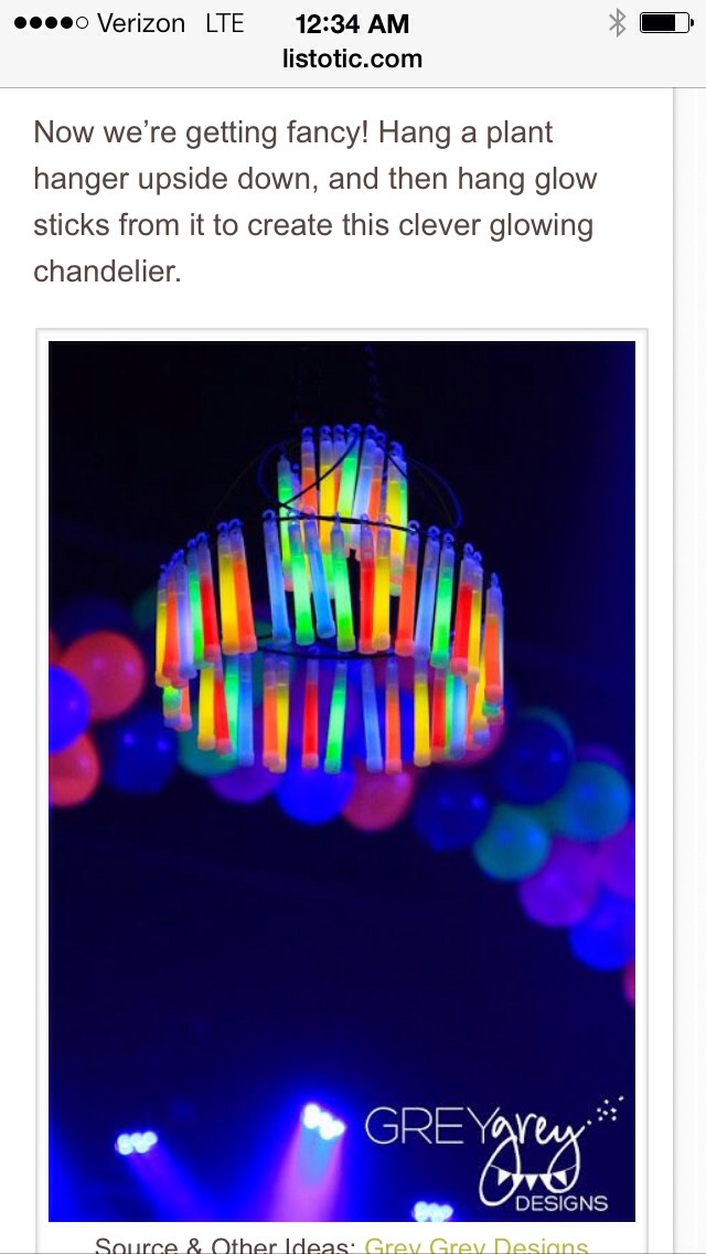 Awesome Glow Stick Ideas!!