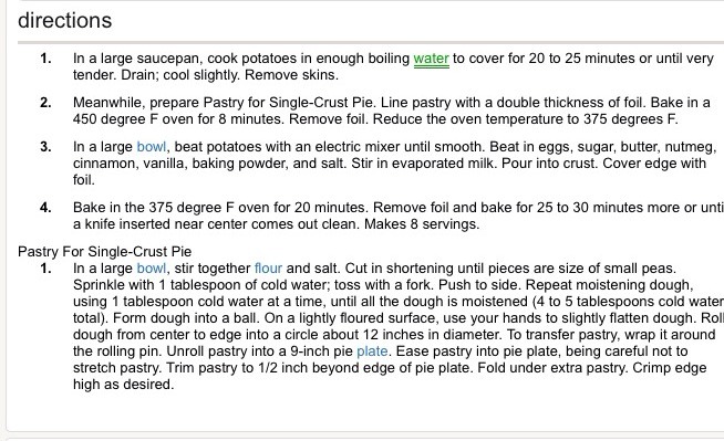Classic Sweet Potato Pie