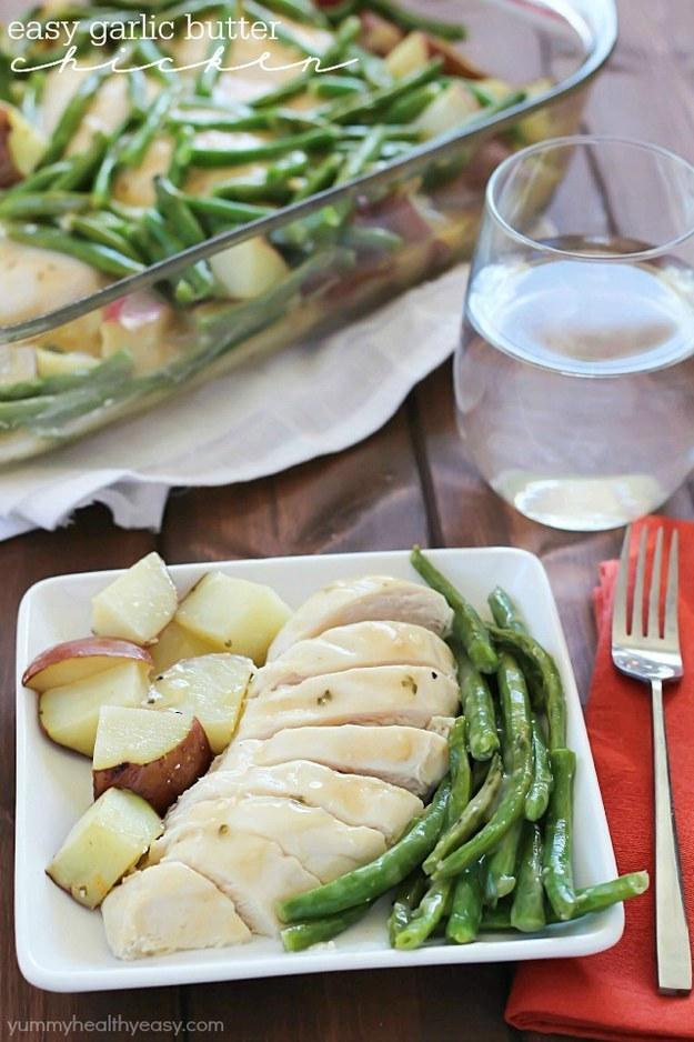 13. Garlic Butter Chicken and Potatoes 