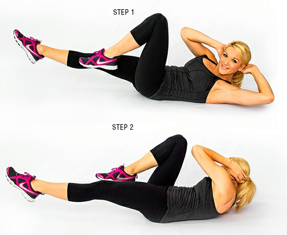 And do 20 bicycle crunches.