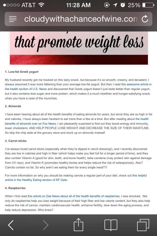 ✨✨10 Healthy Filling Snacks That Promote Weight Loss✨✨