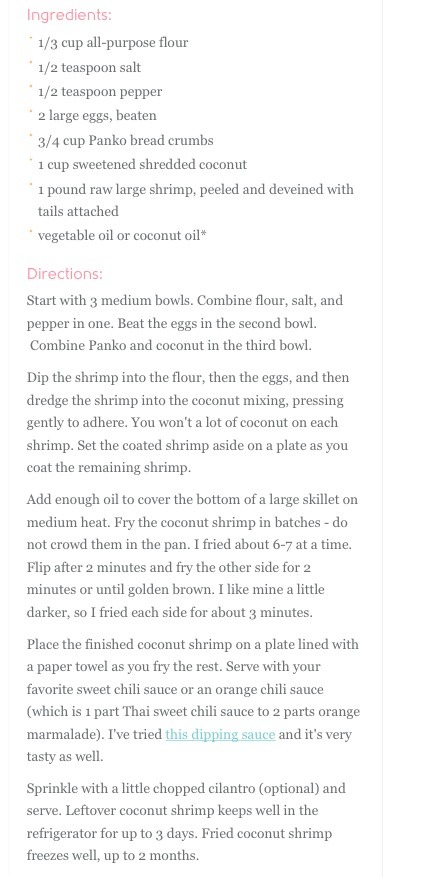 ✨✨Easy Coconut Shrimp✨✨😋👍