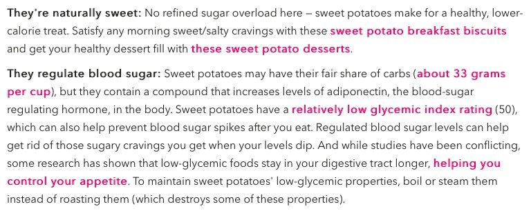 " Lose Weight With Sweet Potatoes "