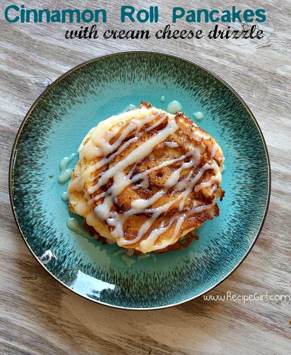 Baked Cinnamon Roll Pancakes


