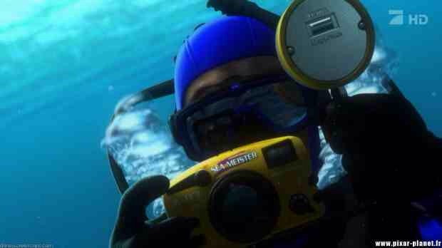 In "Finding Nemo," it was on the diver's camera. Something fishy was going on here.