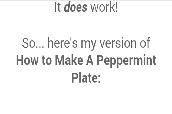 DIY Peppermint Platter!!
