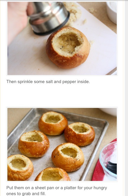 Breakfast Bread Bowls