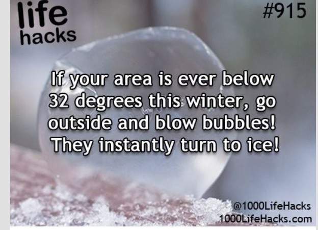 Winter Life Hacks
