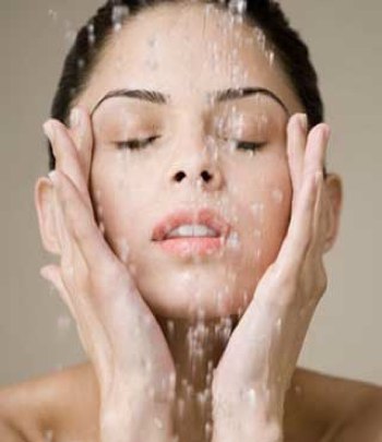 Now after you have made the paste, apply it to your face then wash it off