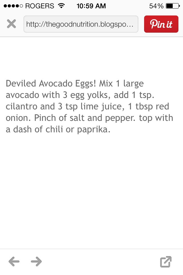 Deviled Avocado Eggs