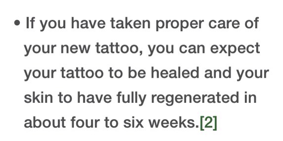 How To Care For A New Tattoo✨
