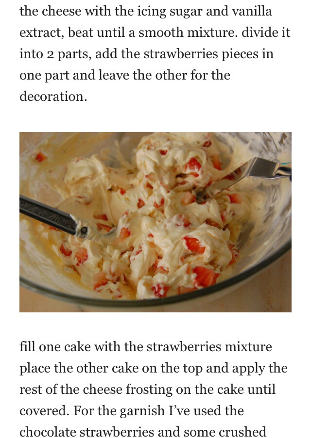 Yummy Strawberry Cake Easy Recipe 