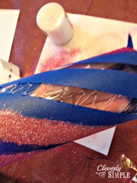 Glitter Candle Holder : DIY Christmas Gift