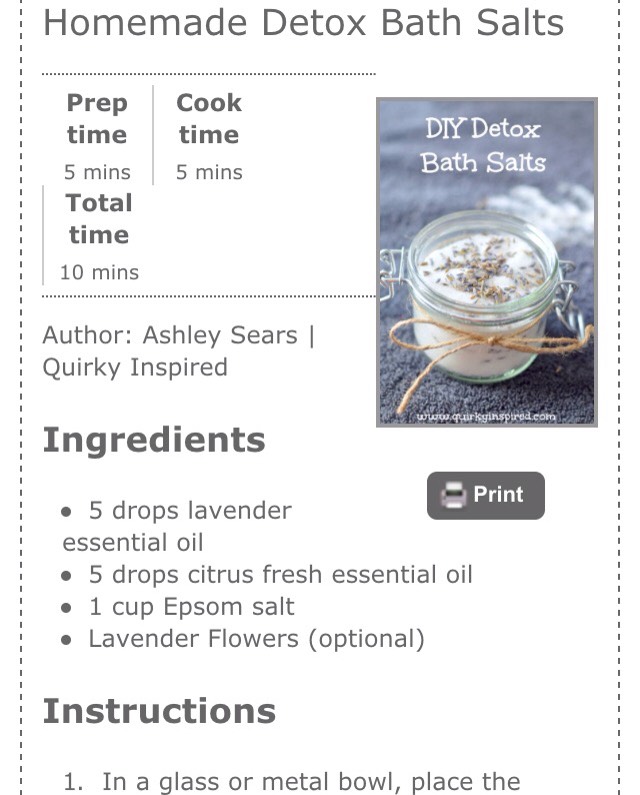 DIY Detox Bath Salts