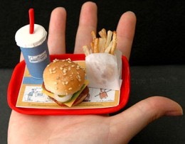Eat smaller more frequent meals. 
Try eating six small meals The day rather than regular three large ones. Even Ariana grande does this!