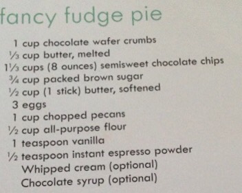 ✨Fancy Fudge Pie✨