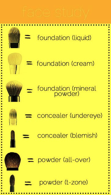  Make up brush guide 