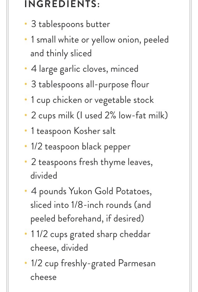 Cheesy Classic Scalloped Potatoes 