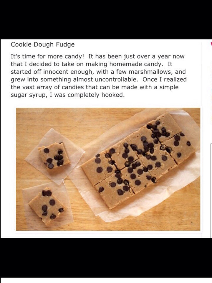 Dangerously Addicting Chocolate Chip Cookie Dough Fudge. ππ―π