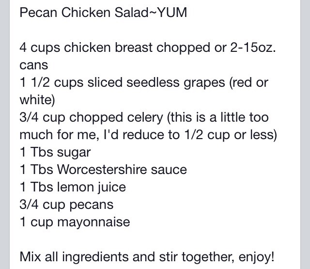 Pecan Chicken Salad