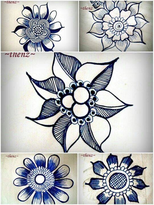 24 Step By Step Henna Tattoo Tutorials. 
